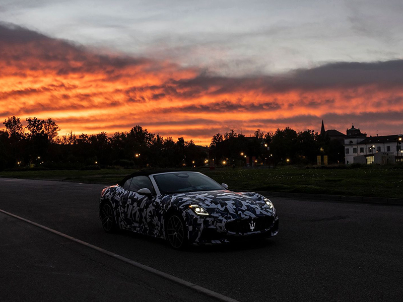 مازيراتي تكشف عن صور النموذج الأولي لسيارة جران كابريو الجديدة